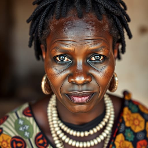 Mandinka, rendered by FLUX.1 schnell from the shared prompt, AI-generated adult subject