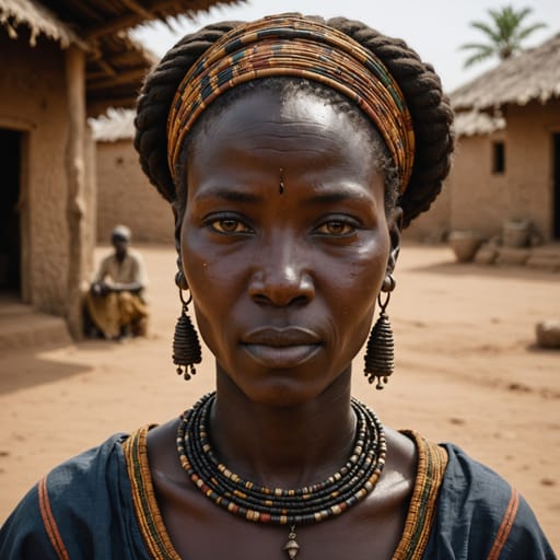 Mandinka, rendered by Stable Image Core from the shared prompt, AI-generated adult subject
