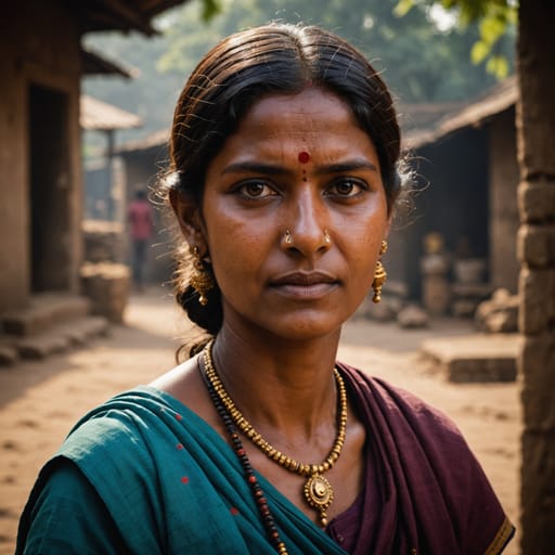 Marathi, rendered by Stable Image Core from the shared prompt, AI-generated adult subject