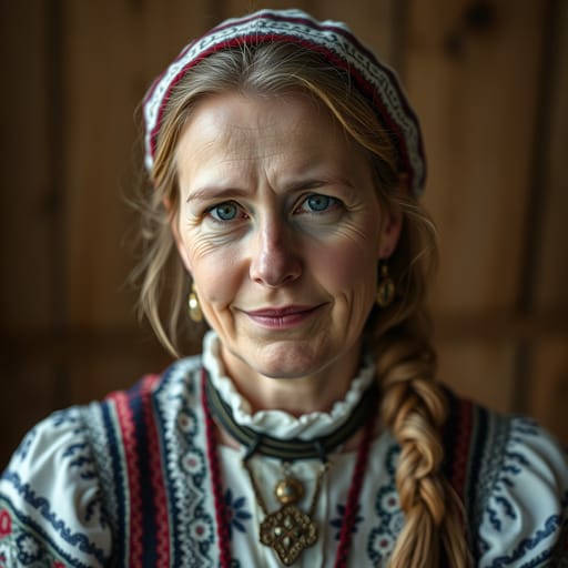 Norwegians, rendered by FLUX.1 schnell from the shared prompt, AI-generated adult subject