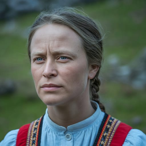 Norwegians, rendered by Ideogram 3.0 Turbo from the shared prompt, AI-generated adult subject