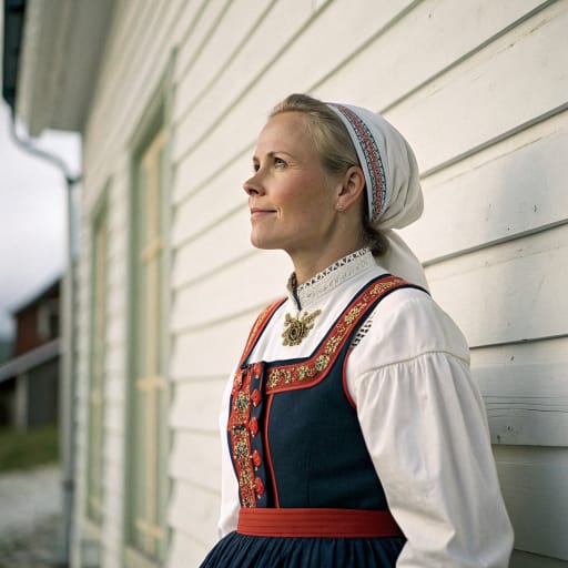 Norwegians, rendered by Recraft V3 from the shared prompt, AI-generated adult subject