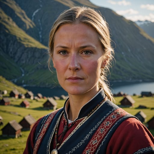 Norwegians, rendered by Stable Image Core from the shared prompt, AI-generated adult subject