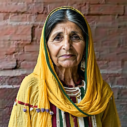 Parsis, rendered by Stable Diffusion 3.5 Large from the shared prompt, AI-generated adult subject