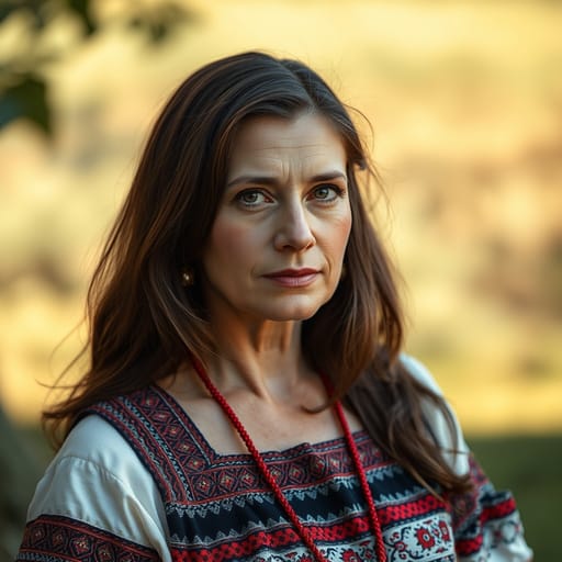 Serbs, rendered by FLUX.1 schnell from the shared prompt, AI-generated adult subject