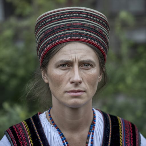 Serbs, rendered by Ideogram 3.0 Turbo from the shared prompt, AI-generated adult subject