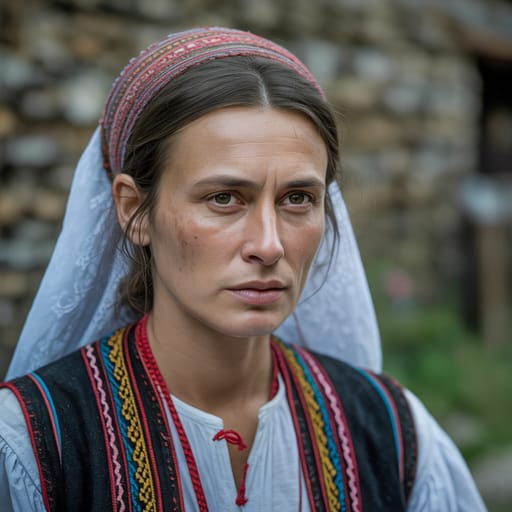 Serbs, rendered by Ideogram 3.0 Turbo from the shared prompt, AI-generated adult subject