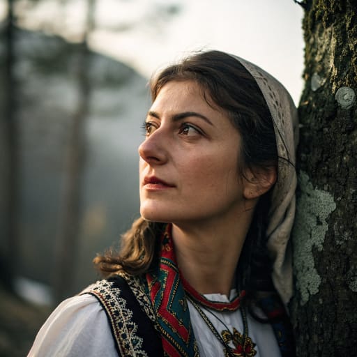 Serbs, rendered by Recraft V3 from the shared prompt, AI-generated adult subject