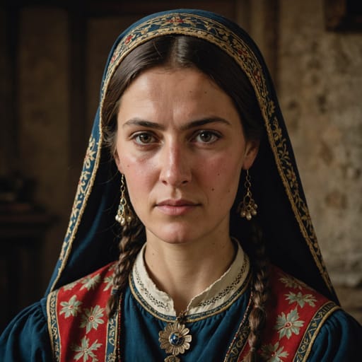 Serbs, rendered by Stable Image Core from the shared prompt, AI-generated adult subject