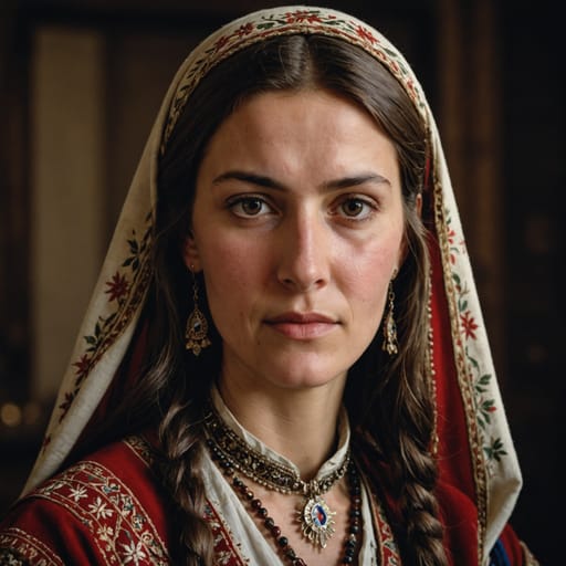 Serbs, rendered by Stable Image Core from the shared prompt, AI-generated adult subject