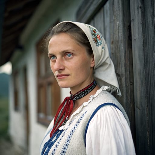 Slovaks, rendered by Recraft V3 from the shared prompt, AI-generated adult subject
