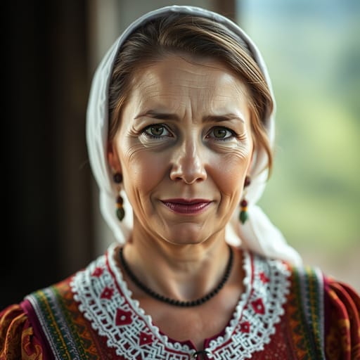 Slovenes, rendered by FLUX.1 schnell from the shared prompt, AI-generated adult subject