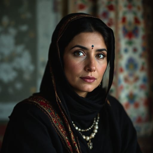 Tajiks, rendered by FLUX 1.1 Pro from the shared prompt, AI-generated adult subject