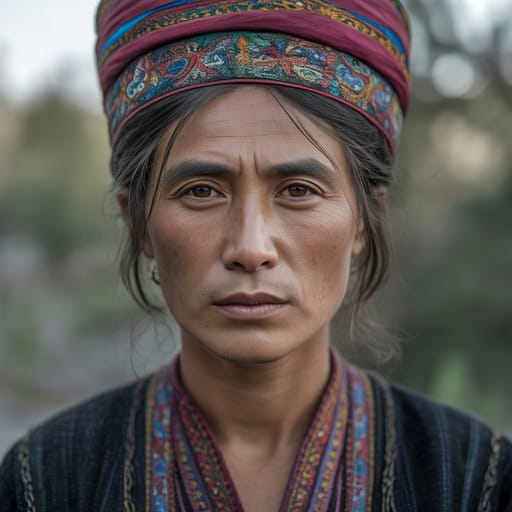 Tajiks, rendered by Ideogram 3.0 Turbo from the shared prompt, AI-generated adult subject