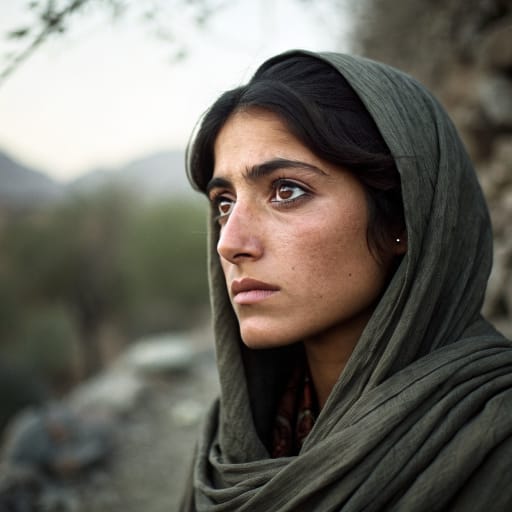 Tajiks, rendered by Recraft V3 from the shared prompt, AI-generated adult subject