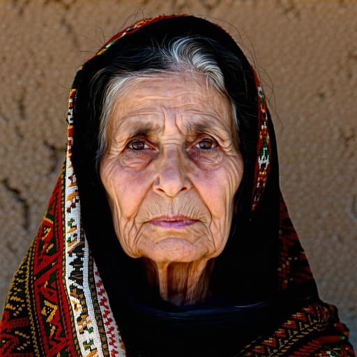 Tajiks, rendered by Stable Diffusion 3.5 Large from the shared prompt, AI-generated adult subject