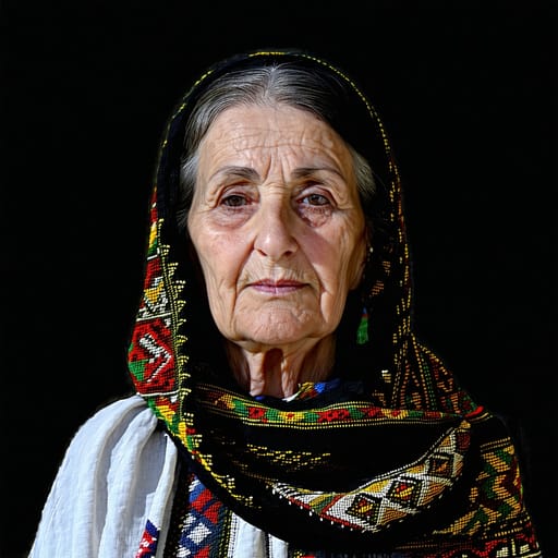 Tajiks, rendered by Stable Diffusion 3.5 Large from the shared prompt, AI-generated adult subject