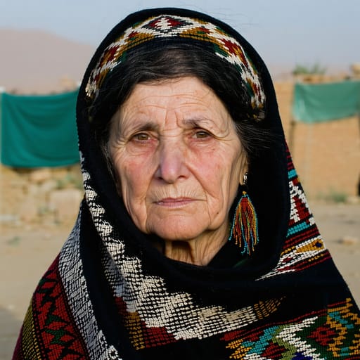 Tajiks, rendered by Stable Diffusion 3.5 Large from the shared prompt, AI-generated adult subject