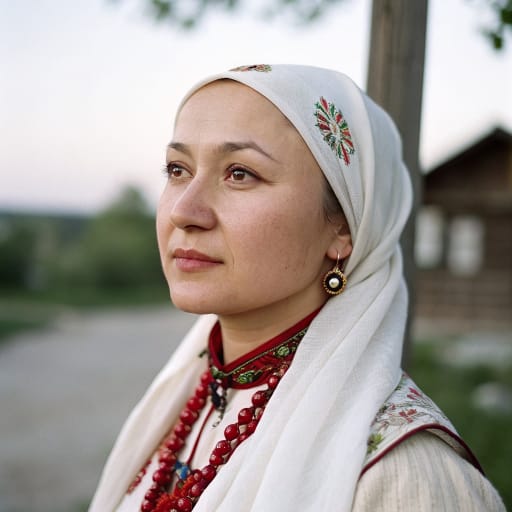 Tatars, rendered by Recraft V3 from the shared prompt, AI-generated adult subject