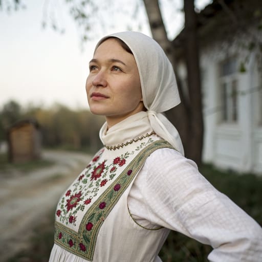 Tatars, rendered by Recraft V3 from the shared prompt, AI-generated adult subject