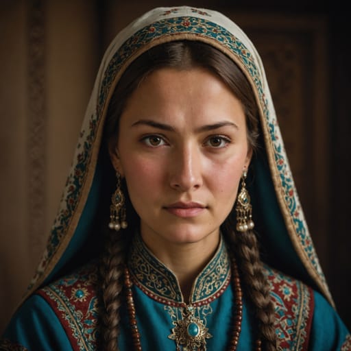 Tatars, rendered by Stable Image Core from the shared prompt, AI-generated adult subject