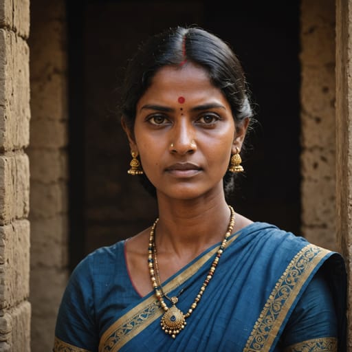 Telugu, rendered by Stable Image Core from the shared prompt, AI-generated adult subject