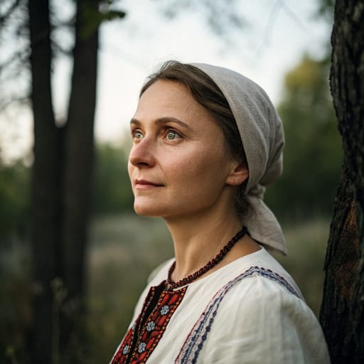 Ukrainians, rendered by Recraft V3 from the shared prompt, AI-generated adult subject