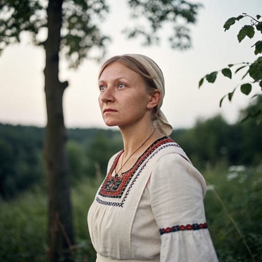 Ukrainians, rendered by Recraft V3 from the shared prompt, AI-generated adult subject