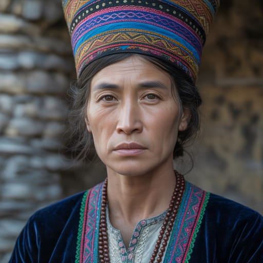 Uzbeks, rendered by Ideogram 3.0 Turbo from the shared prompt, AI-generated adult subject