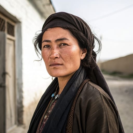 Uzbeks, rendered by Recraft V3 from the shared prompt, AI-generated adult subject