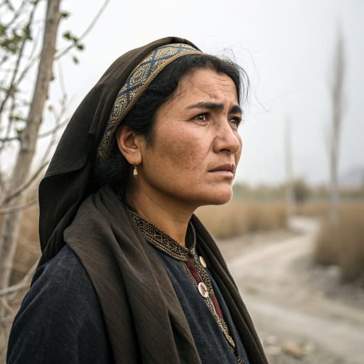 Uzbeks, rendered by Recraft V3 from the shared prompt, AI-generated adult subject