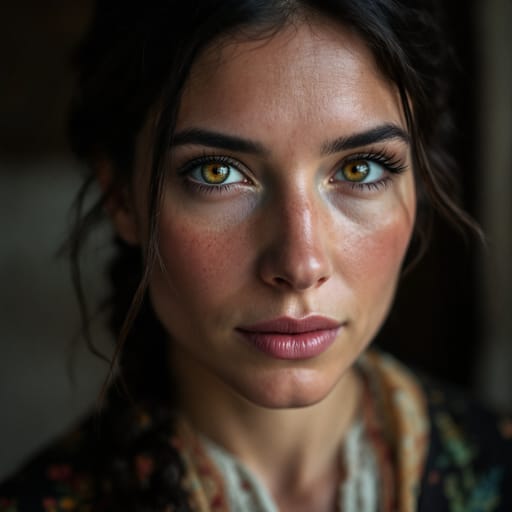 Welsh, rendered by FLUX 1.1 Pro from the shared prompt, AI-generated adult subject