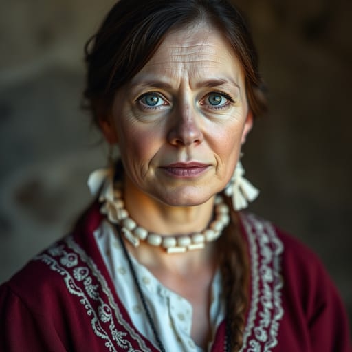 Welsh, rendered by FLUX.1 schnell from the shared prompt, AI-generated adult subject