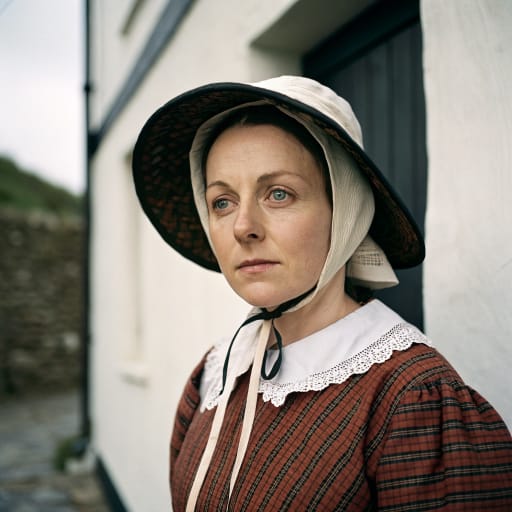 Welsh, rendered by Recraft V3 from the shared prompt, AI-generated adult subject