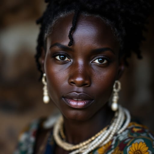 Zulu, rendered by FLUX 1.1 Pro from the shared prompt, AI-generated adult subject