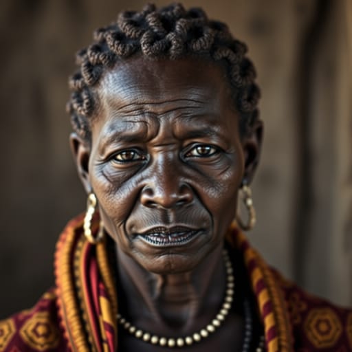 Zulu, rendered by FLUX.1 schnell from the shared prompt, AI-generated adult subject