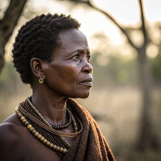 Zulu, rendered by Recraft V3 from the shared prompt, AI-generated adult subject