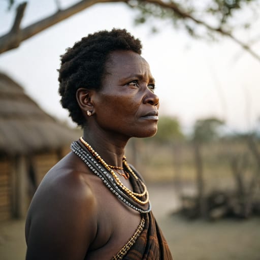 Zulu, rendered by Recraft V3 from the shared prompt, AI-generated adult subject