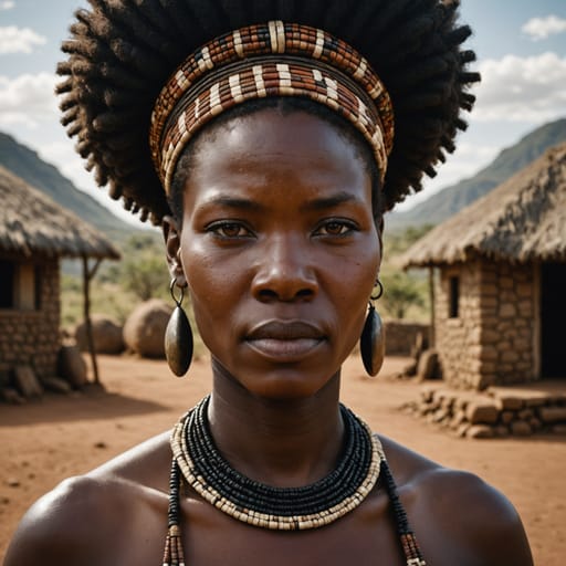 Zulu, rendered by Stable Image Core from the shared prompt, AI-generated adult subject