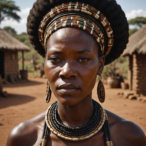 Zulu, rendered by Stable Image Core from the shared prompt, AI-generated adult subject