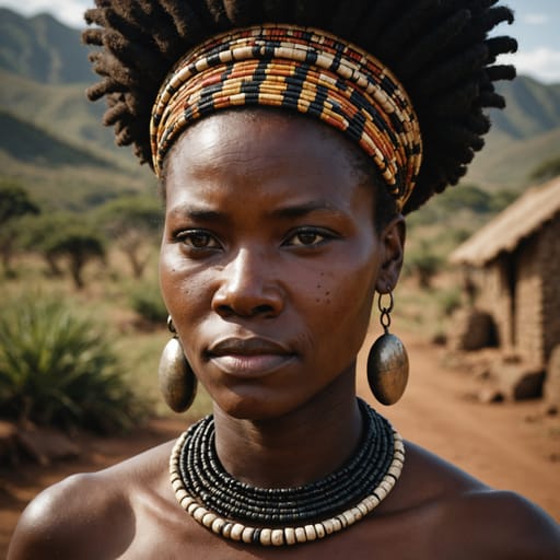 Zulu, rendered by Stable Image Core from the shared prompt, AI-generated adult subject