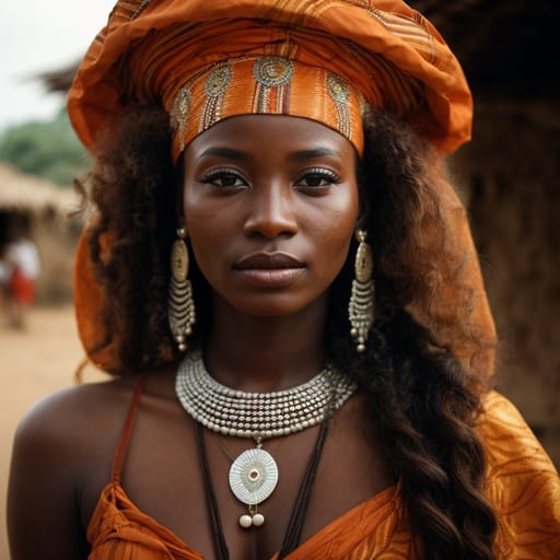 Adjoukrou woman from Dabou (Ivory Coast) — related phenotype reference
