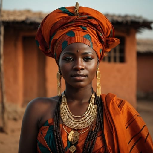 Bakossi woman from Bakossi Mountains (Cameroon) — related phenotype reference
