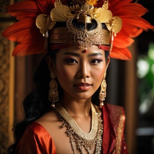 Balinese woman from Bali (Indonesia)