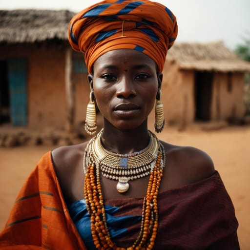 Bambara woman from Mali — related phenotype reference