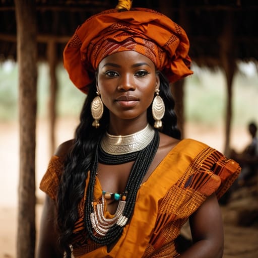 Bamileke woman from Cameroon (West and Northwest Regions) — related phenotype reference