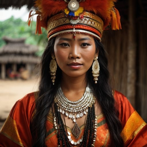 Banjarese woman from South Kalimantan (Indonesia) — related phenotype reference
