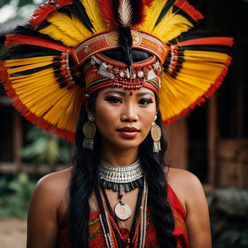 Bidayuh woman from Sarawak (Malaysia) — related phenotype reference