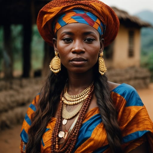 Boa woman from Bas-Uele (Democratic Republic of the Congo) — related phenotype reference