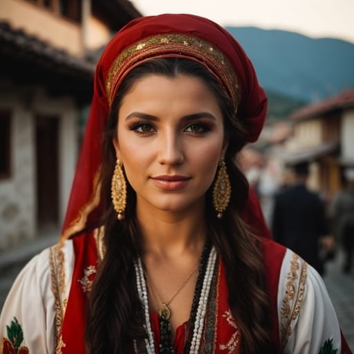 Bosniaks woman from Bosnia and Herzegovina, Sandžak (Serbia, Montenegro) — related phenotype reference